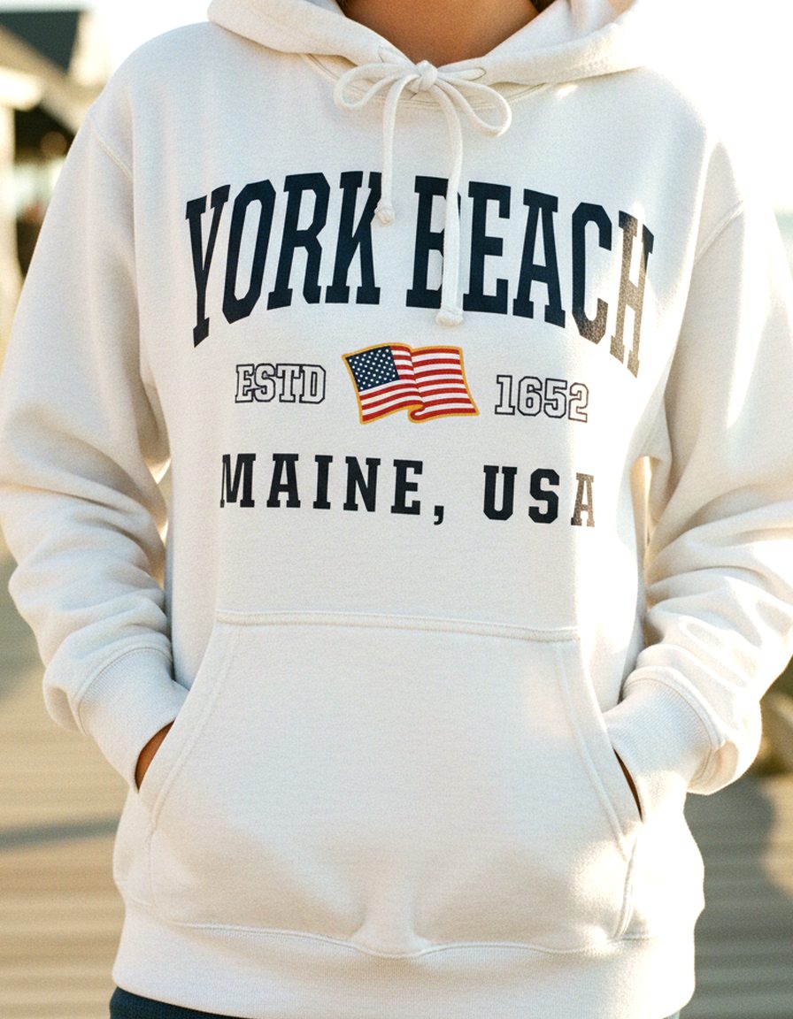 York Beach Hoodie Lifestyle Female
