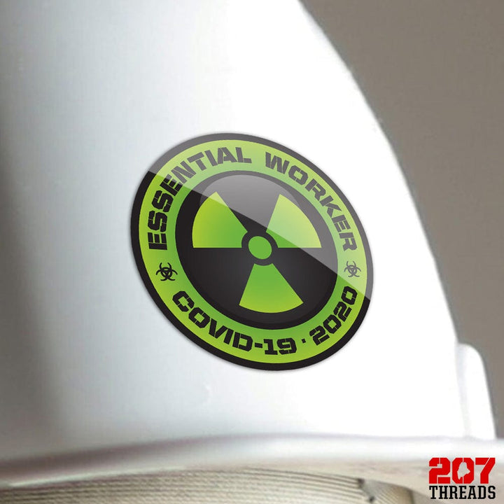12 Pack International Brotherhood of Essential Workers Stickers - Covid 19 Hard Hat Sticker Bundle Variety Pack! - 207 Threads