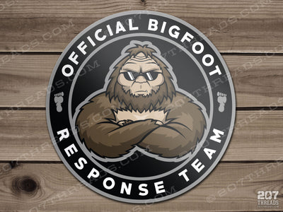Bigfoot Response Team Sticker - Bigfoot Response Vehicle Decal