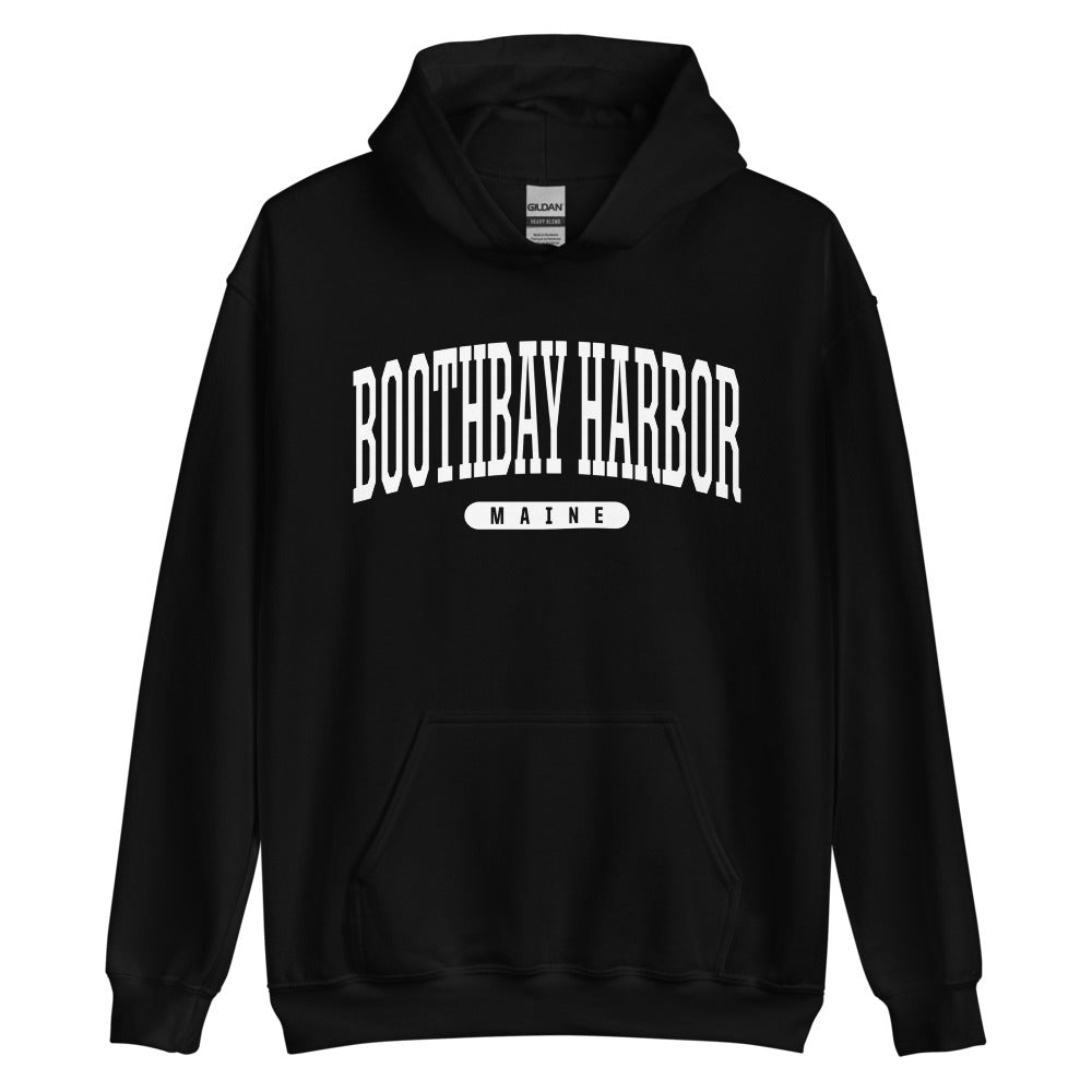 Boothbay Harbor Hoodie - Boothbay Harbor ME Maine Hooded Sweatshirt