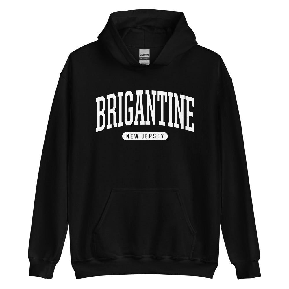 Brigantine Hoodie - Brigantine NJ New Jersey Hooded Sweatshirt