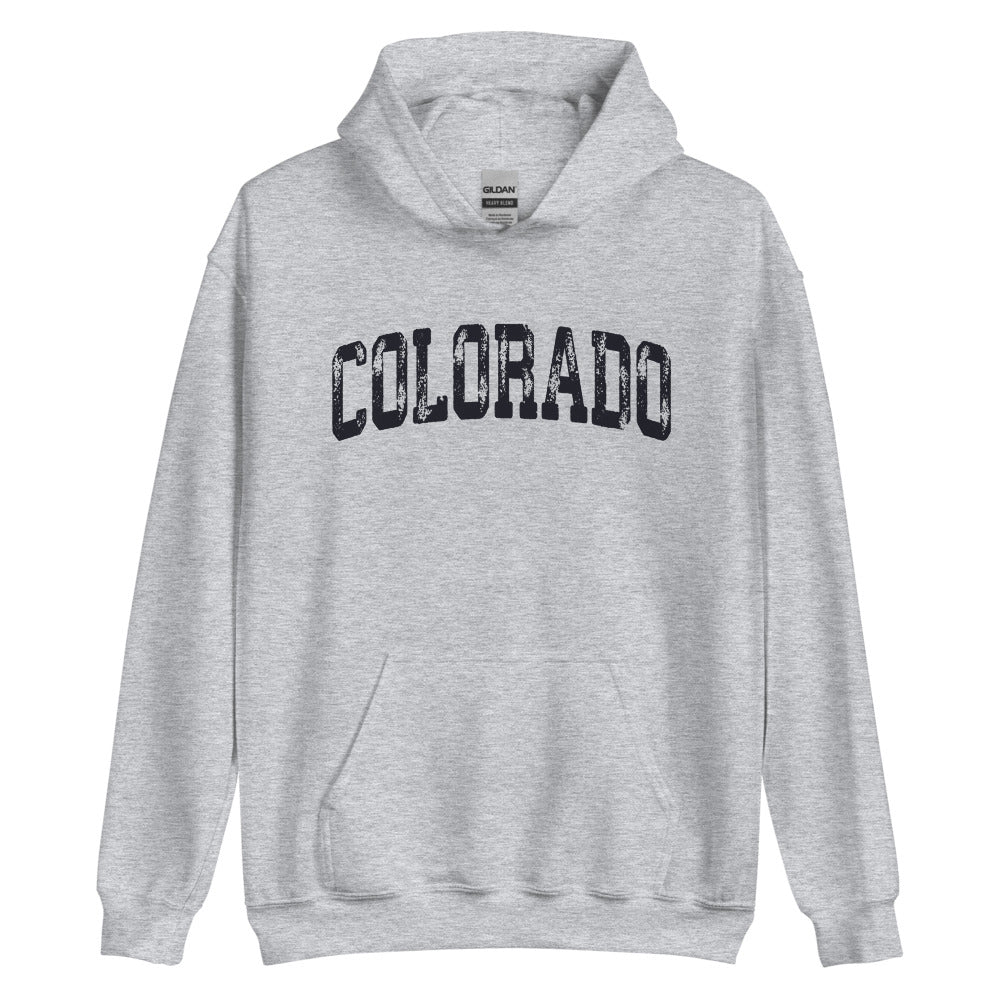 Classic Colorado Hoodie Vintage College Sweatshirt University Style