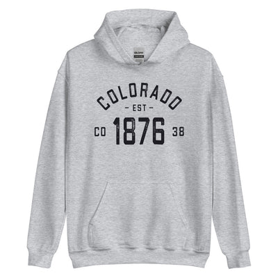 Colorado 1876 Vintage Hoodie Hooded Sweatshirt