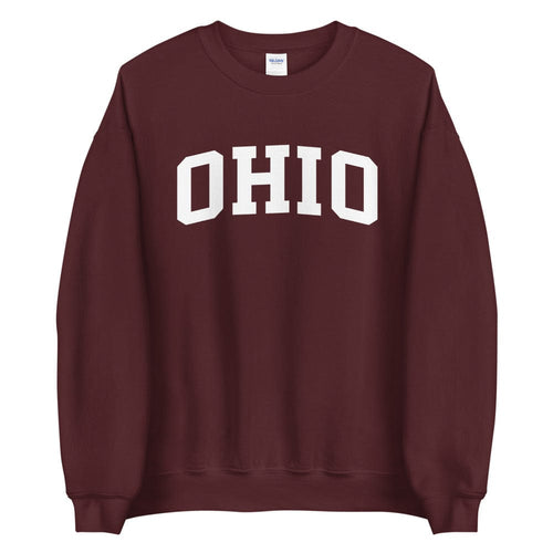 Comfy Cozy Ohio College Sweatshirt, OH University Style Crew Neck