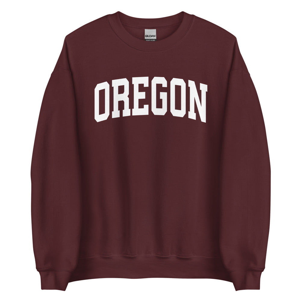 Comfy Cozy Oregon College Sweatshirt, OR University Style Crew Neck