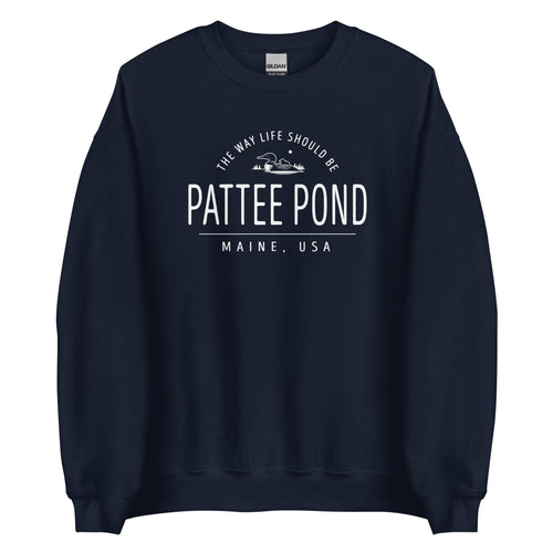 Cute Pattee Pond Maine Loon Crewneck Sweatshirt