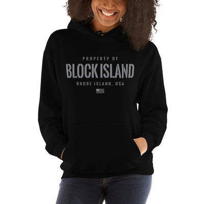 Distressed Vintage Block Island Hoodie | Property of Block Island Rhode Island RI Sweatshirt