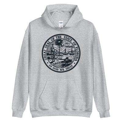 Light Gray Sport Florida State Sweatshirt | The State Seal of Florida