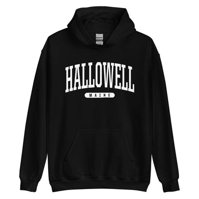 Hallowell Hoodie - Hallowell ME Maine Hooded Sweatshirt