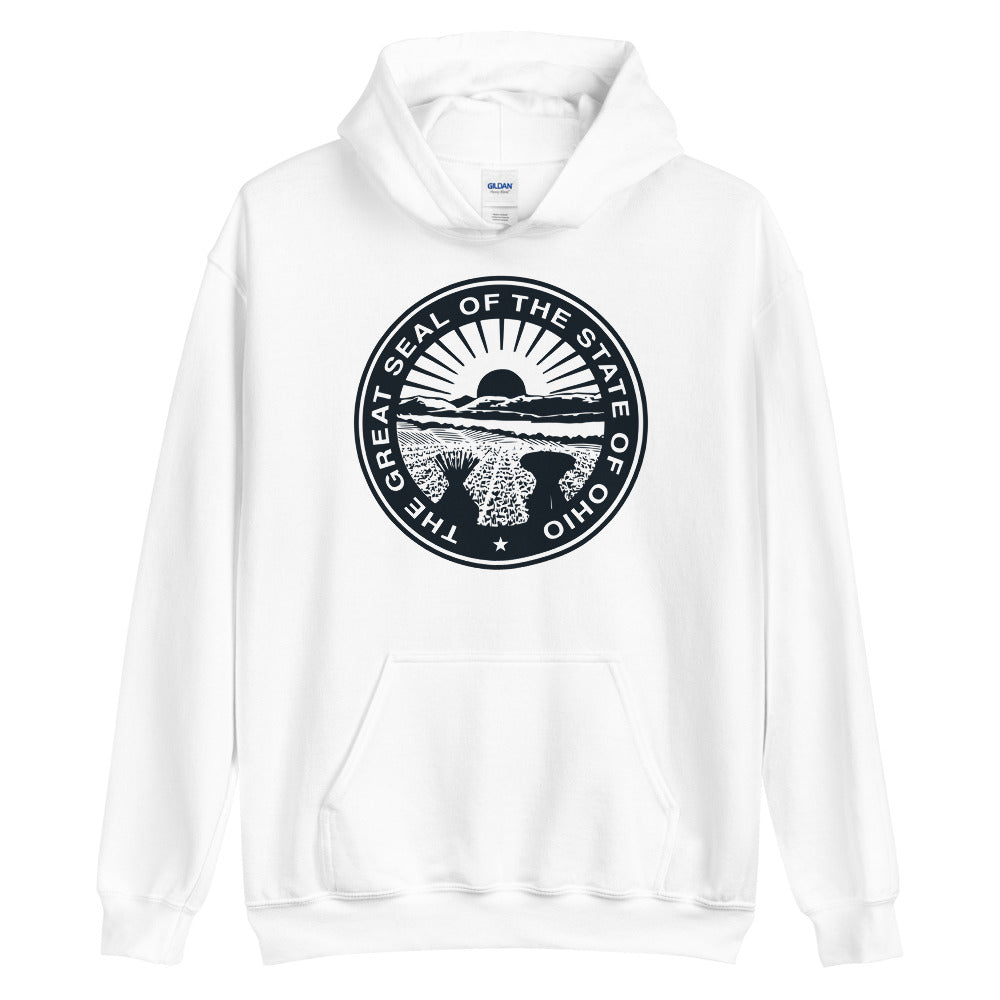 White Ohio State Sweatshirt | The State Seal of Ohio