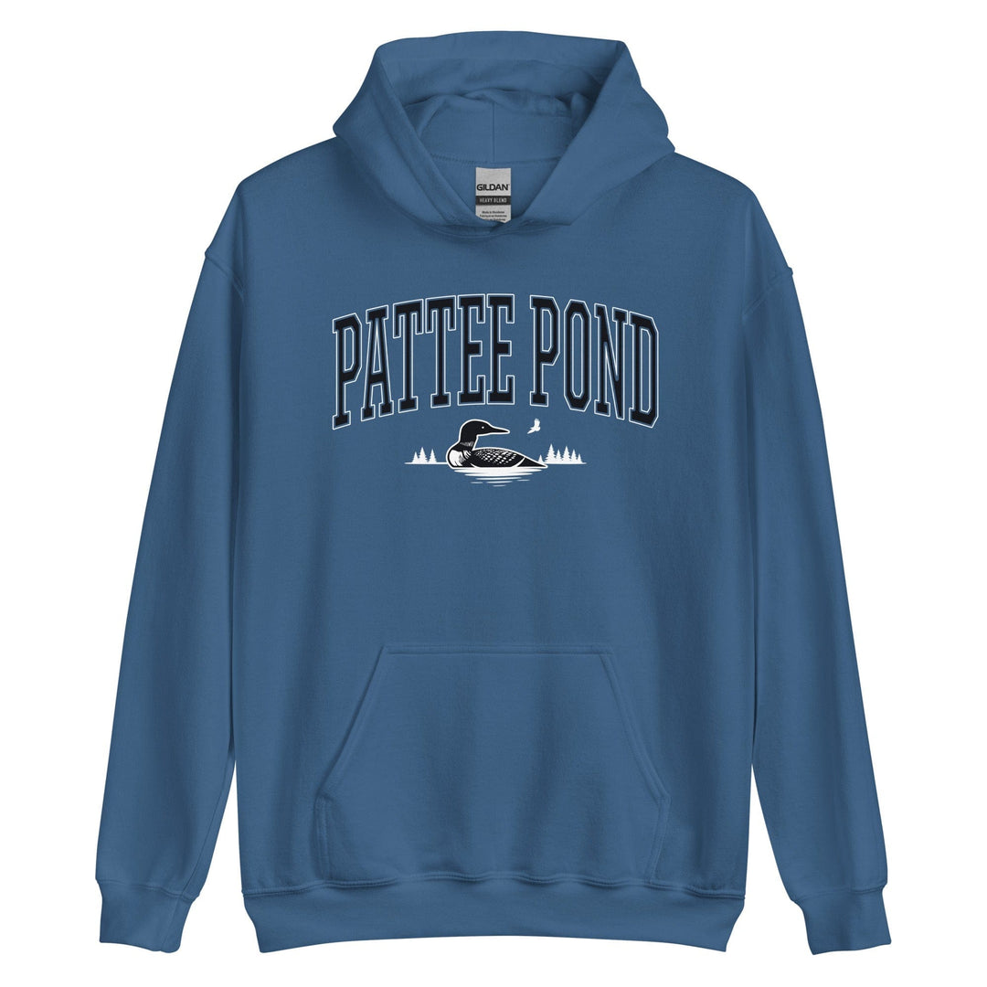 Pattee Pond Loon & Eagle Hoodie Hooded Sweatshirt-207 Threads