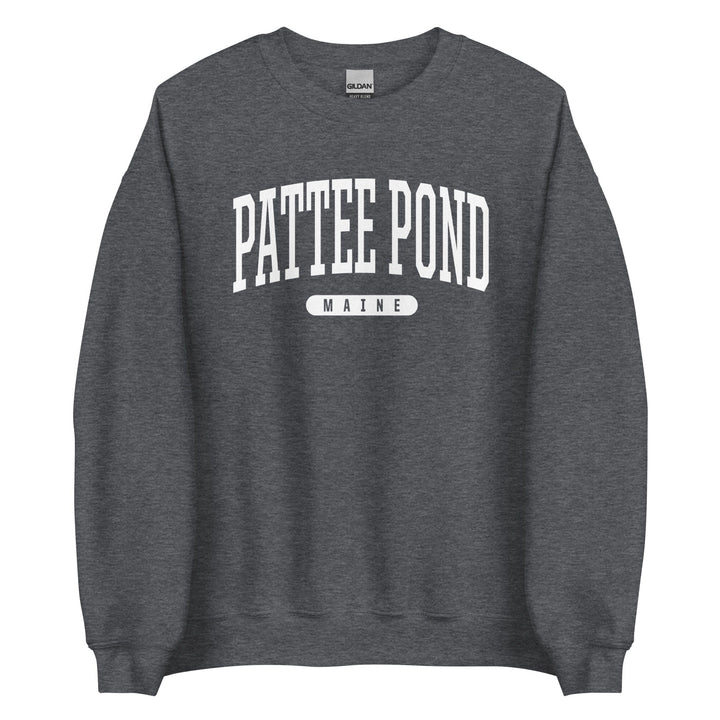 Pattee Pond ME Maine College Style Crewneck Sweatshirt-207 Threads