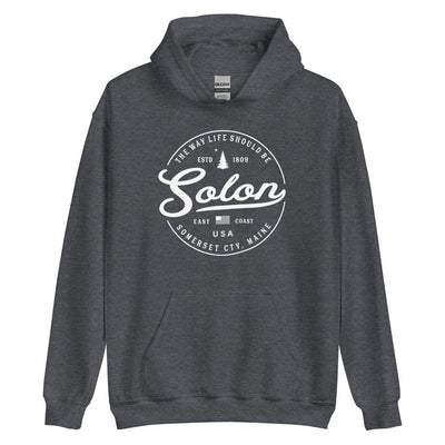 Solon Sweatshirt - Maine Travel Vacation Logo Souvenir Hoodie