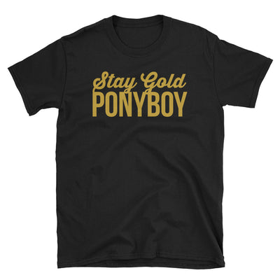 Stay Gold Ponyboy T-Shirt - Retro 80's Movie The Outsiders Shirt - Soft Unisex Tee - 207 Threads