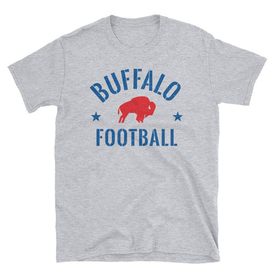 Vintage Buffalo Football T-Shirt - Retro Buffalo NY Football Scrum - Unisex Tee - 207 Threads