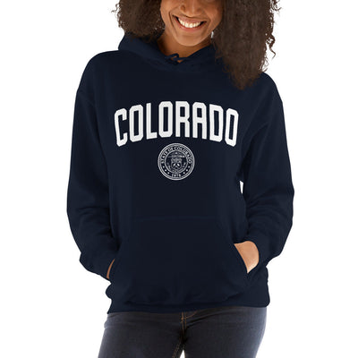 Vintage Colorado State Sweatshirt | State Seal University Style Hoodie