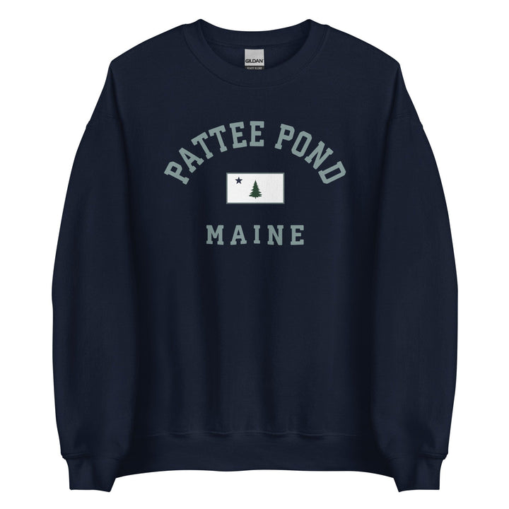 Vintage Pattee Pond Crewneck Sweatshirt - 1901 Original Maine Flag-207 Threads