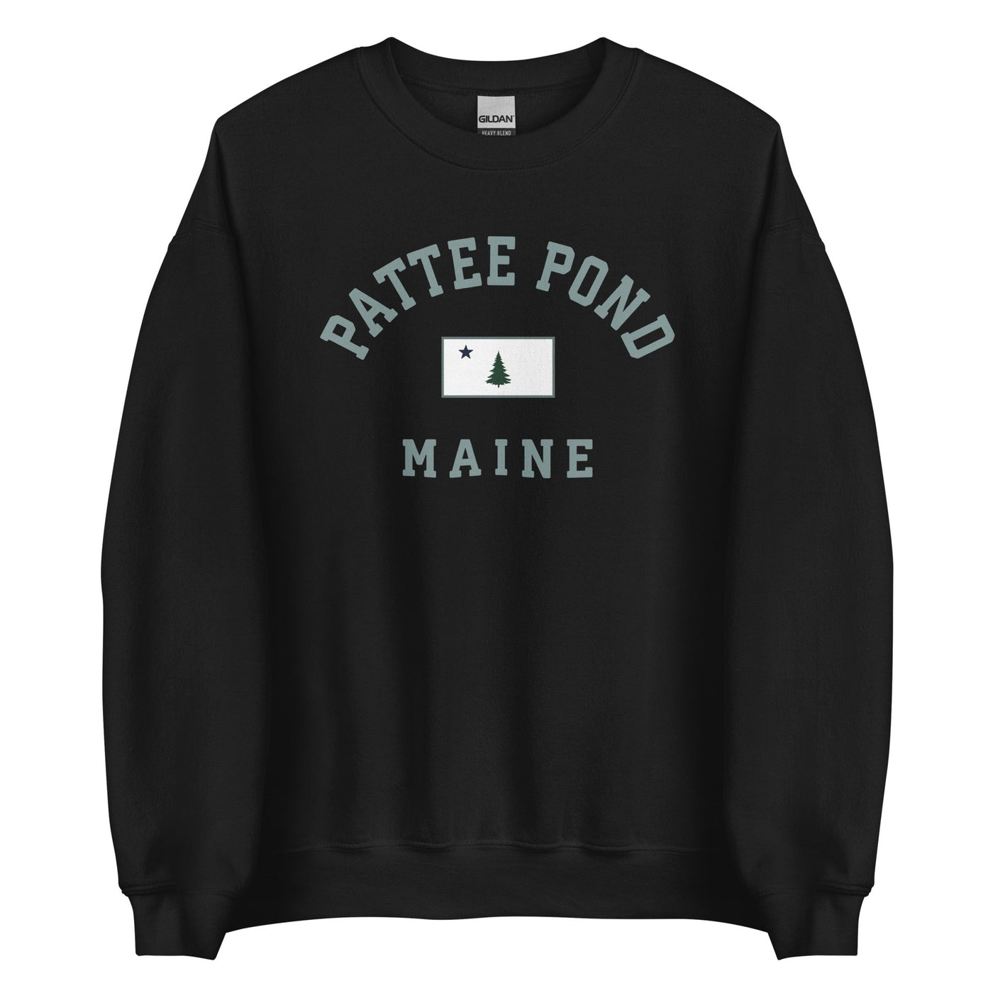 Vintage Pattee Pond Crewneck Sweatshirt - 1901 Original Maine Flag-207 Threads