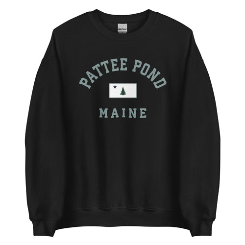 Vintage Pattee Pond Crewneck Sweatshirt - 1901 Original Maine Flag