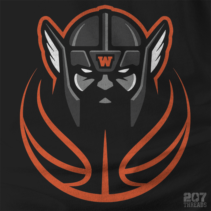 Winslow Raiders Basketball Hooded Sweatshirt (Unisex Hoodie) - 207 Threads